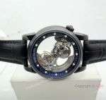 Solid Black Patek Philippe Hollow Watches - High Quality Replica